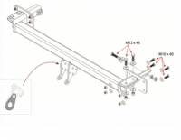 Оригинальный фаркоп WESTFALIA 313524600001 для Mercedes-Benz E-KLASSE S/W213 01/16- A40V от магазина ФаркопРос